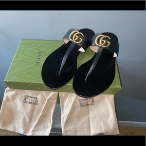 Gucci Marmont Slides/Sandals Size 39